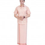 Traditional Indian Shirt and copper Dhoti
