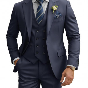 Mens Suit 3 Piece Slim Fit Suit