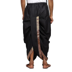 Men's Readymade Elastic Cotton Silk Dhoti for men, Free Size