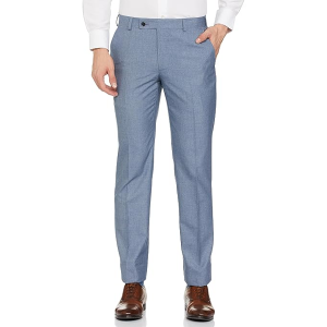 Men's Regular Fit Mid Rise Trouser