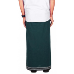 Cotton Temple Wear Green Dhoti