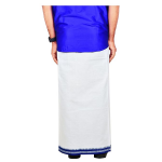 100% Cotton Temple Wear Dhoti 2.00 Meters Mundu/Vesti