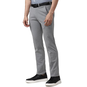 Mid Rise Formal Stretchable Knit Super Trouser