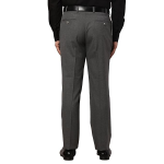 Men's Polyester Blend Plain Pattern Formal Trouser